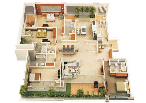4 BHK Plan